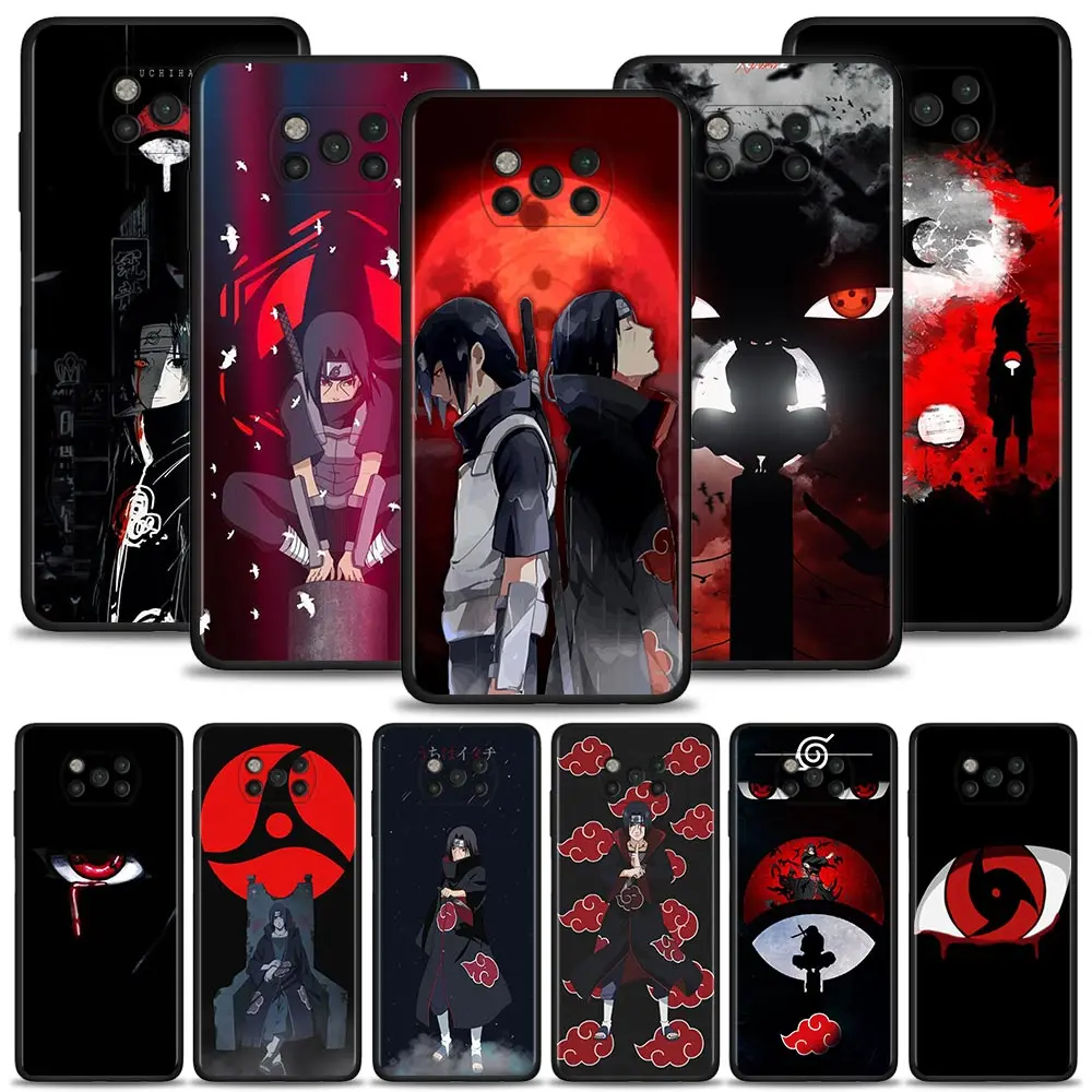 Чехол для Xiaomi Poco X3 NFC M3 M4 Pro чехол Mi 12 12X 11 10T Note 10 A2 Lite 9 SE 9T аниме удзумаки Наруто Red