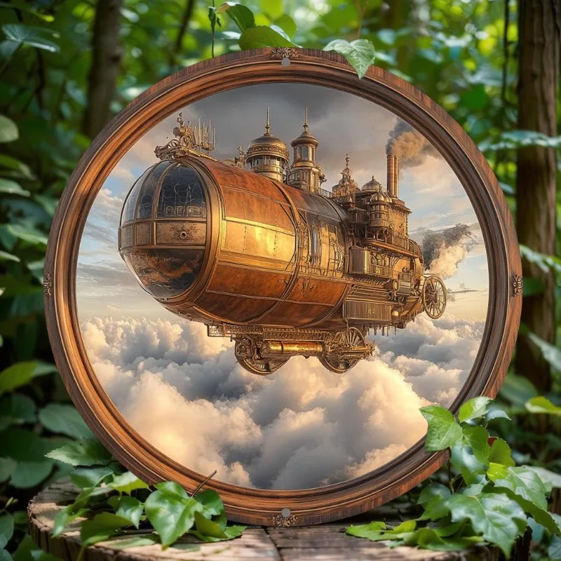 Алюминиевый металлический настенный рисунок стимпанк барбара мур оракул стимпанк ленорман