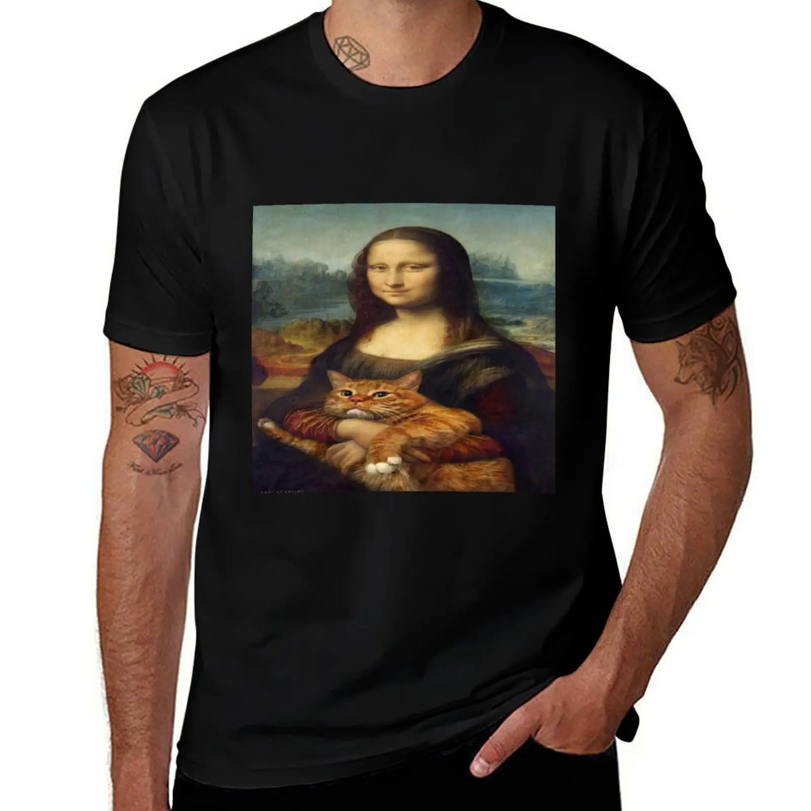Мужская футболка Nike Mona Lisa с котом