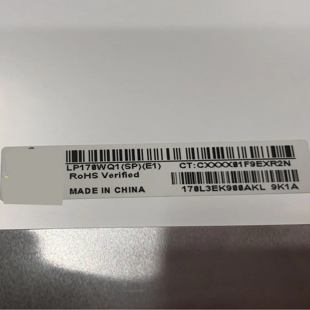 LP170WQ1-SPE1 LP170WQ1 SPE1 17 0-дюймовый 2560X1600 IPS QHD 40PINS EDP 100% DCI-P3 60 Гц ЖК-экран для LG Gram 17Z990