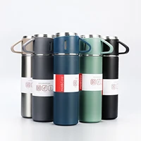 500ml vacuum thermos bullet double layer stainless steel coffee tumbler travel mug business trip water infuser bottle for tea