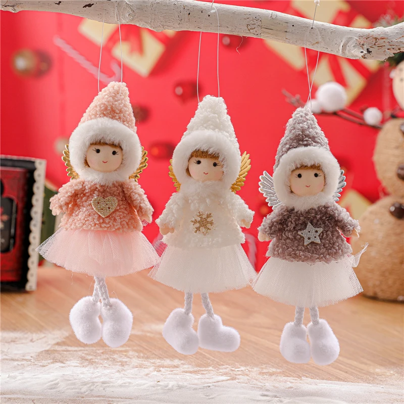 

New Year 2023 Gifts Christmas Angel Dolls Xmas Tree Ornaments Christmas Decorations for Home Xmas Gifts Navidad 2022 Noel Decor