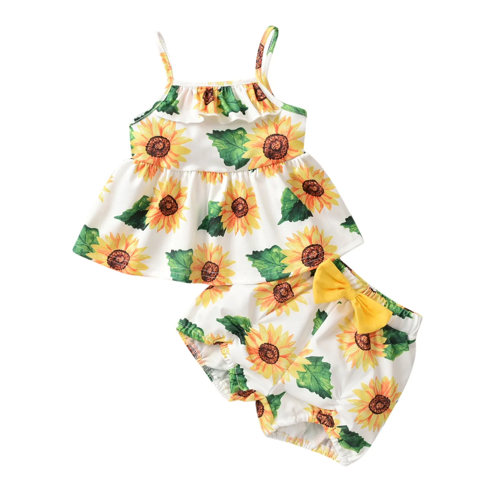 

Born Clothing 0-3 Girl Girls Outfits 0-18M Beach Infant Suspenders Sleeveless Pants Kids Set Pieces 4 Toddler Girl Clothe
