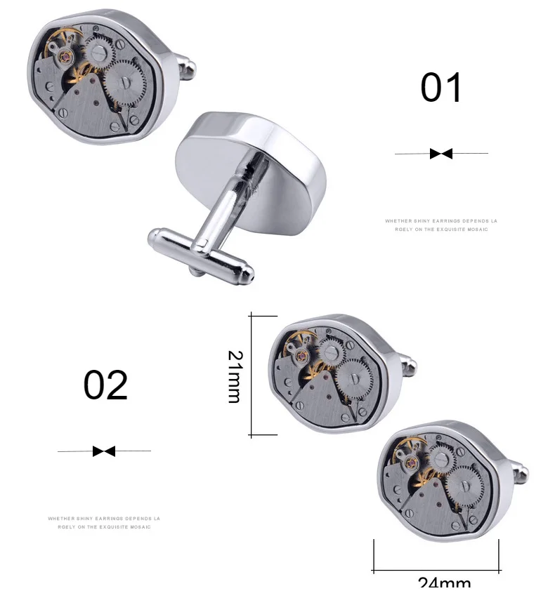 Cufflinks Oval Stainless Steel Sports Cufflinks Can Be  Shirt Suits, Advanced and Popular Cufflinks Suitable for Wearing