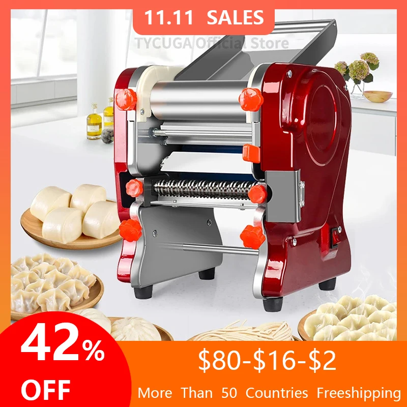 

Многофункциональное электрическое устройство для изготовления пельменей Wonton, устройство для регулировки толщины, пресс для приготовления лапши, 220 В