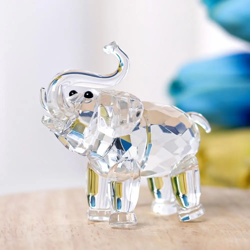 Домашний декор слона элегантные фигурки искусственных слонов подарок на удачу