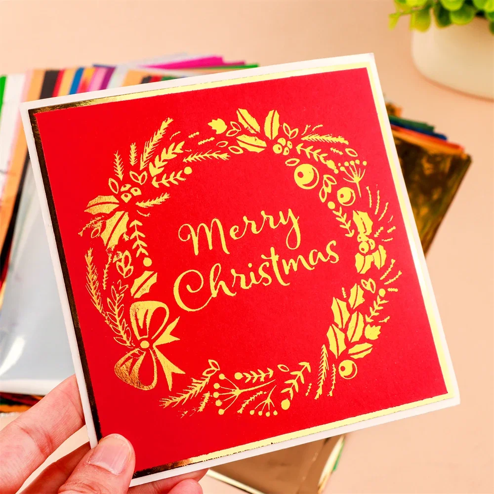 100 шт./упак. Реактивная фольга с тонером 25 разноцветная формата А4 для