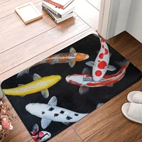 koi fish polyester doormat rug carpet mat footpad non slip water oil proof entrance kitchen bedroom balcony toilet 40x60cm rugs