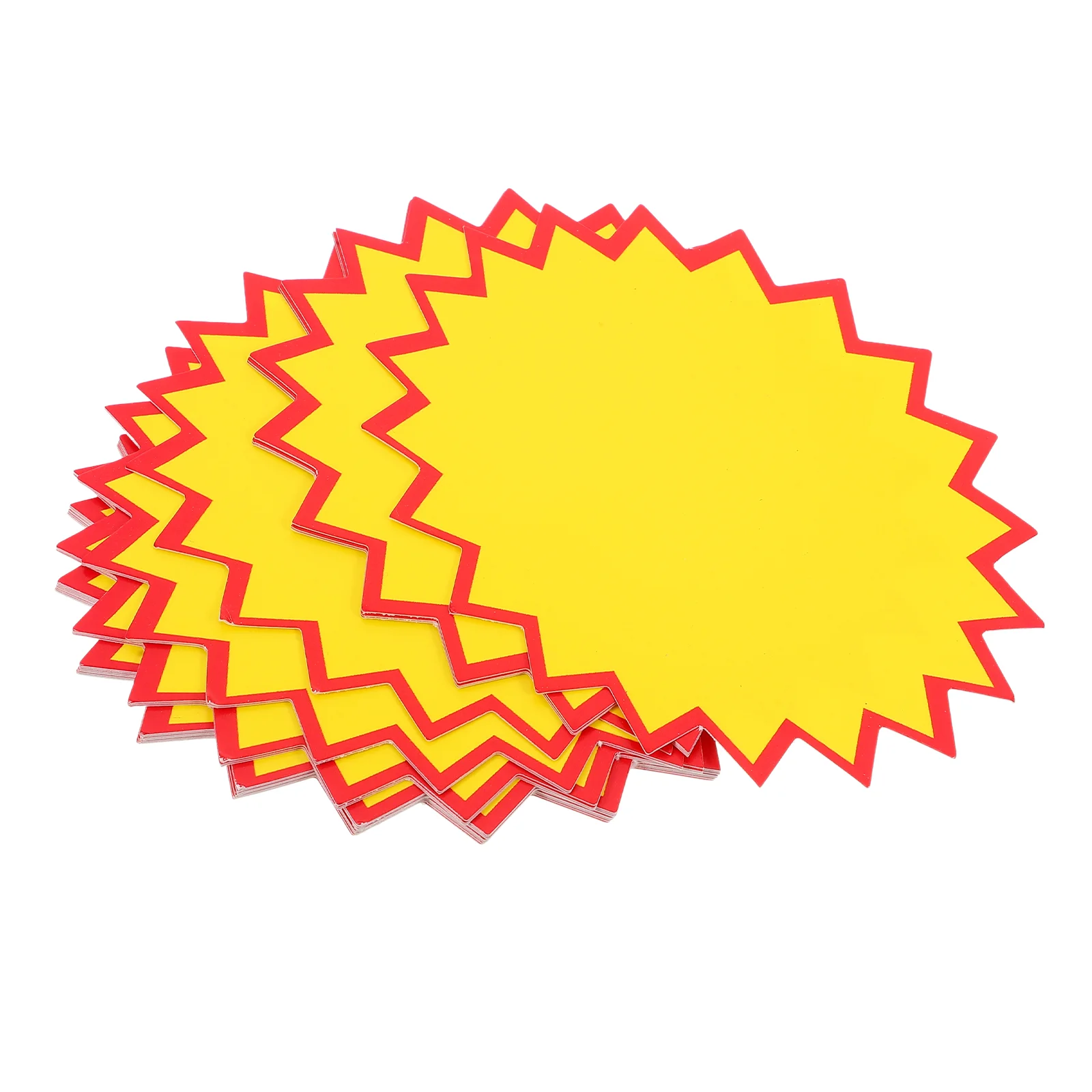 100Pcs 11x6cm Price Tag Advertising Paper Explosion Sticker Special price Lable Sign Holder Stand