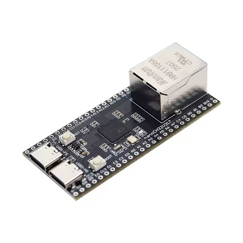 Плата разработки FireChip nanoCH32V317 WCH RISC-V с двумя интерфейсами TYPE-C, высокоскоростной USB 2.0, открытый исходный код (art.: 3920dc6da7840) - 3920dc6da7840