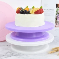10inch rotating stable cake stand table kitchen round cake turntable tray diy cake dessert baking tools support stand frame