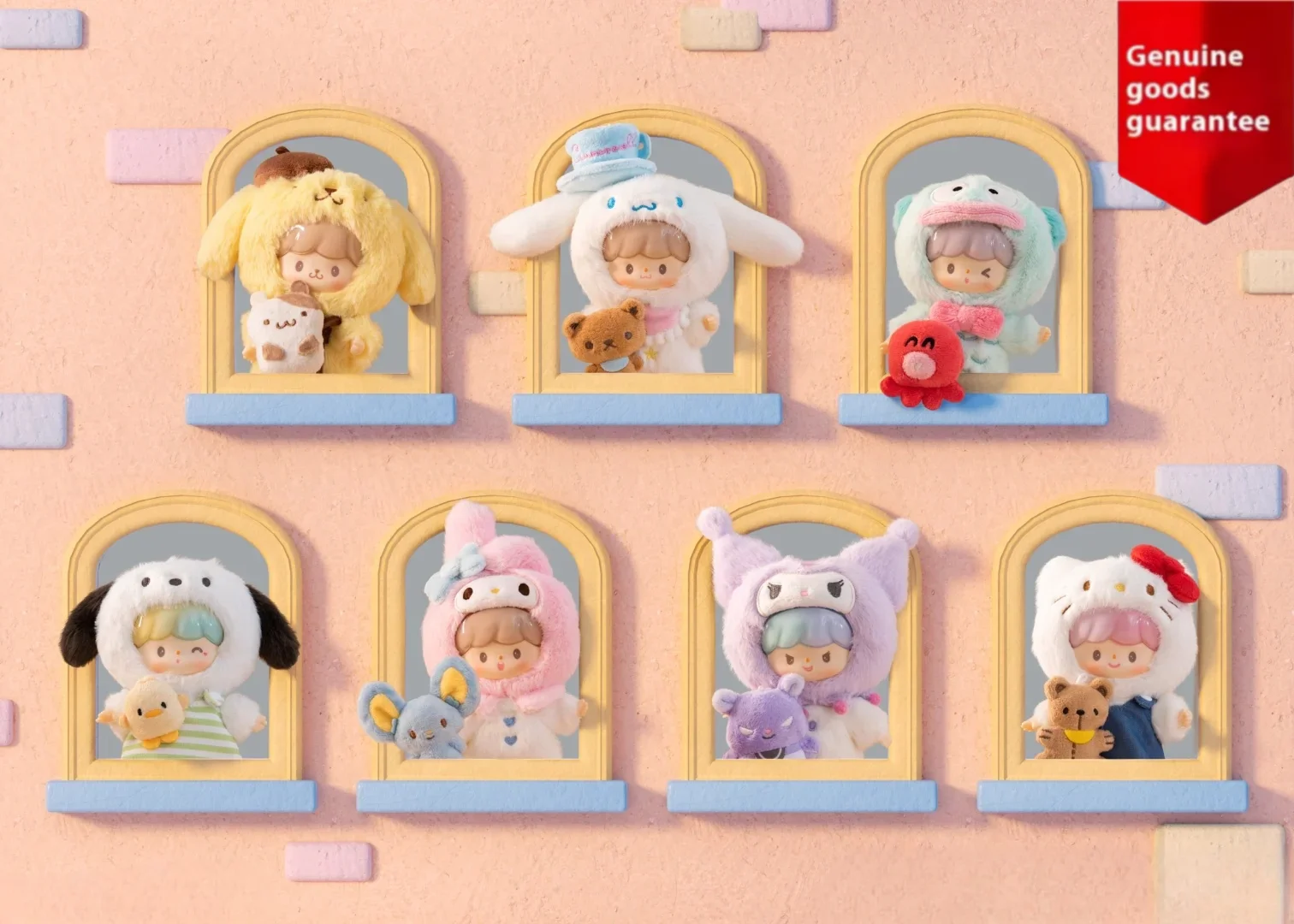 Новая оригинальная серия персонажей Zzoton Sanrio Love-League Buddies, глухая коробка, совместная коллекция продуктов, игрушечная сумка, подвески в подарок (art.: 3920cd3e3fca2) - 3920cd3e3fca2