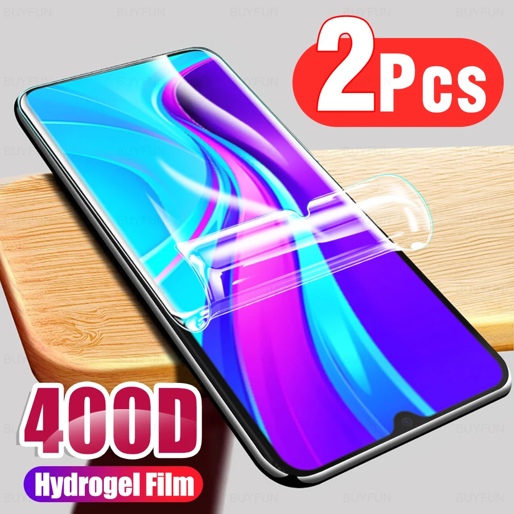 

2 шт., Гидрогелевая пленка для Xiaomi Redmi 9C NFC Xaomi Redmy Go 10X Pro 9T Prime 9A 8A 7A K40 K30 Pro Zoom K20