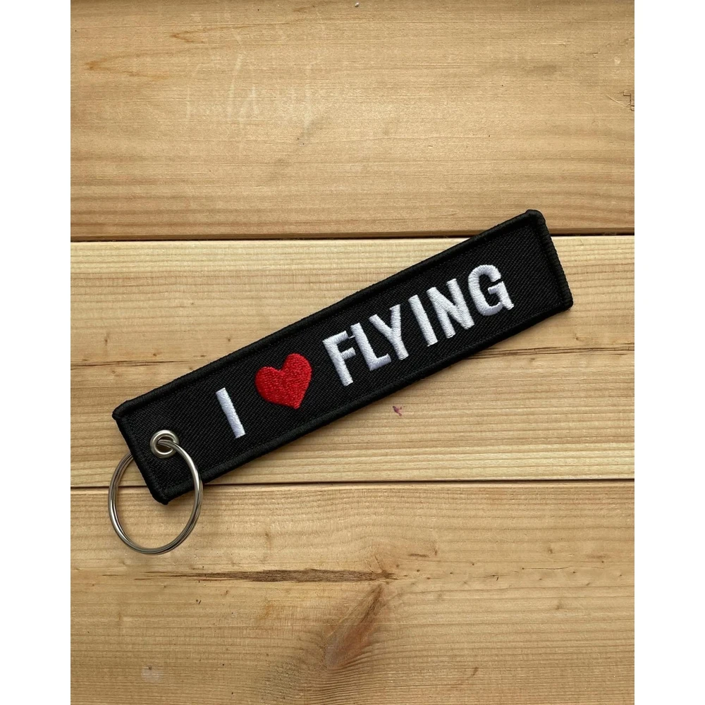 REMOVE Ремувка / I LOVE FLYING / багажная бирка / брелок / авиация / Я люблю летать