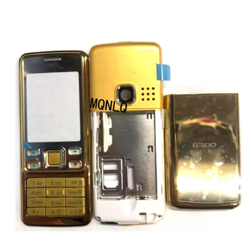 3 цвета полный корпус для Nokia 6300 полная фотография дверная рамка задняя крышка
