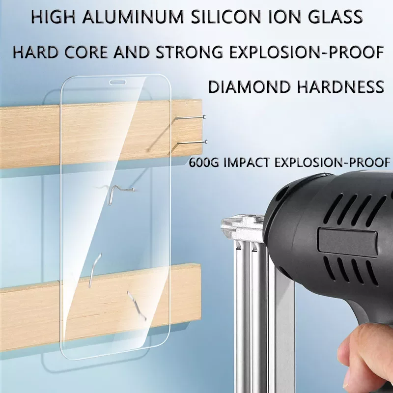 5PCS Tempered Glass For iPhone   Film Case