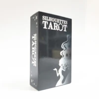 12x7 cm silhouettes tarot new tarot oracle cards with guidebook tarot deck card game table board game
