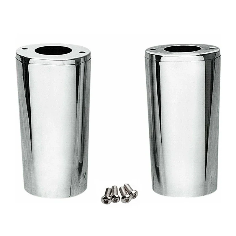 

2 шт., слайдер вилки мотоцикла, накладка для Harley Davidson FLHRC Road King Classic 2007-2013, хромированные декоративные детали для мотоцикла