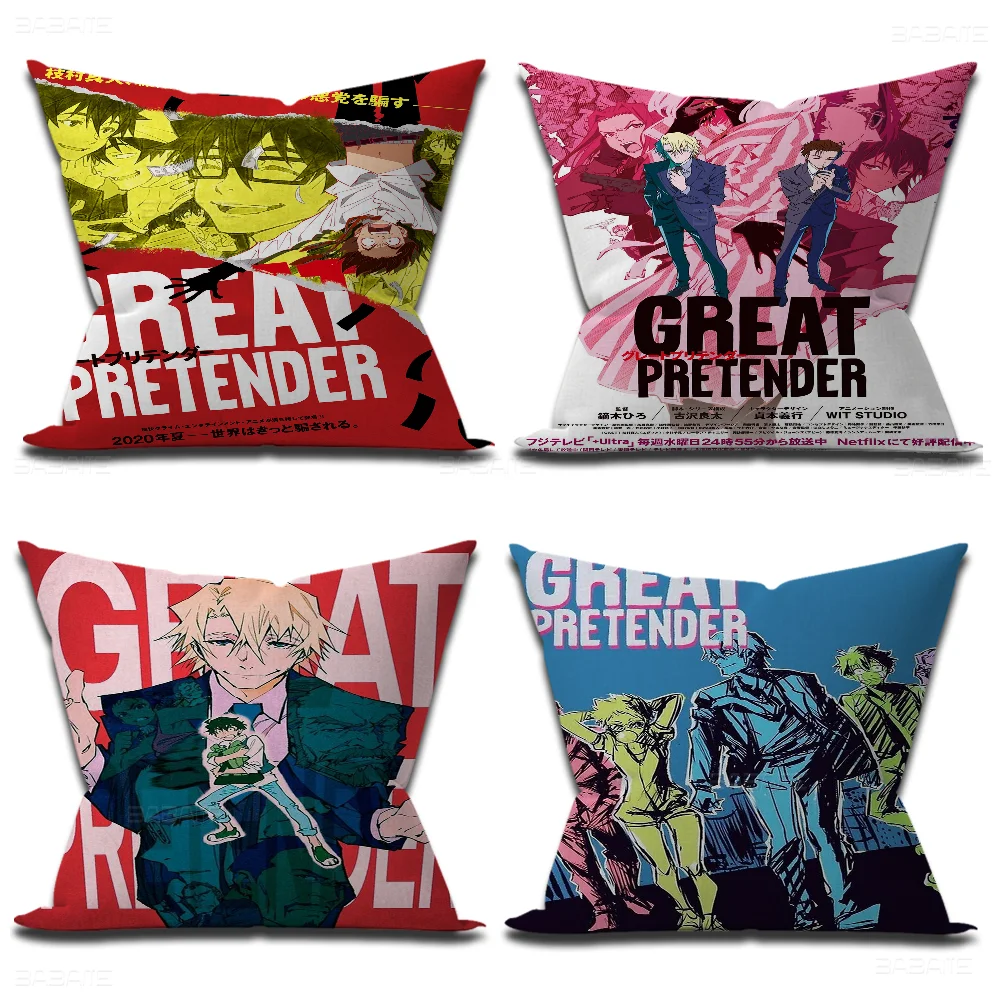 Чехол для подушки Great Pretender наволочка с декором принтом чехол дивана