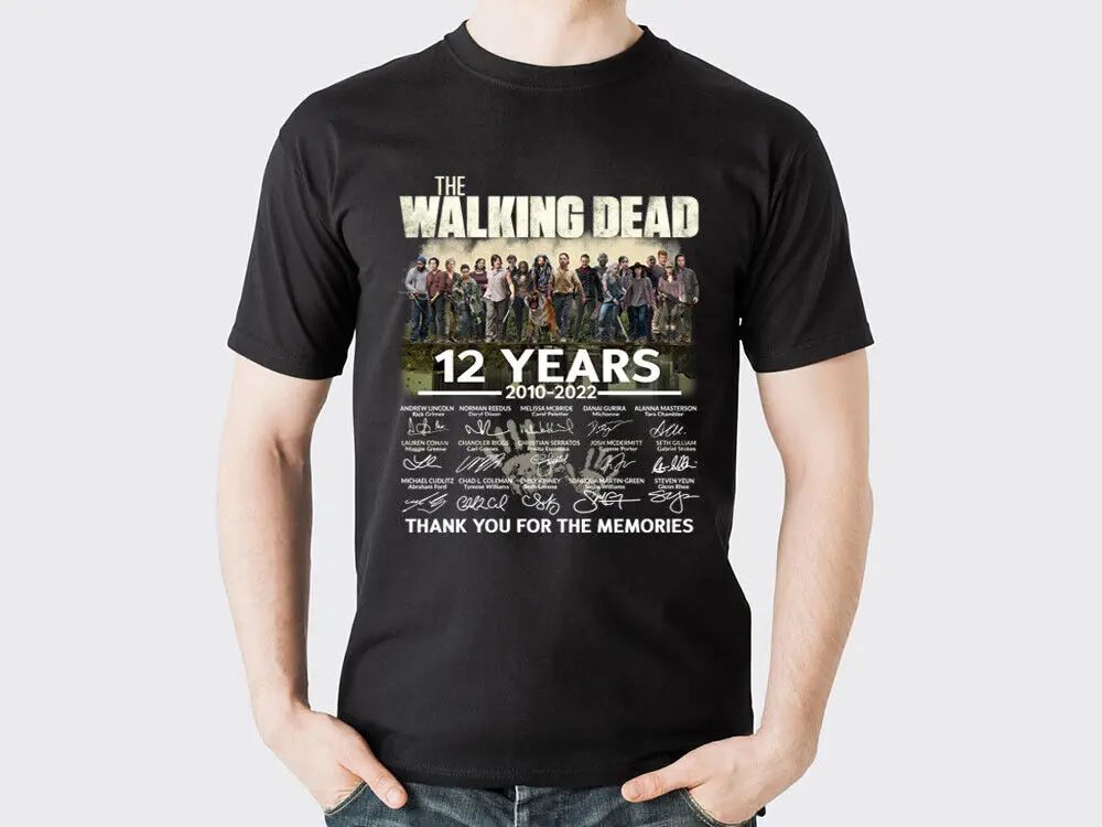 The Walking Dead 12 Years Anniversary In Wake Of A Zombie Apocalypse T-shirt