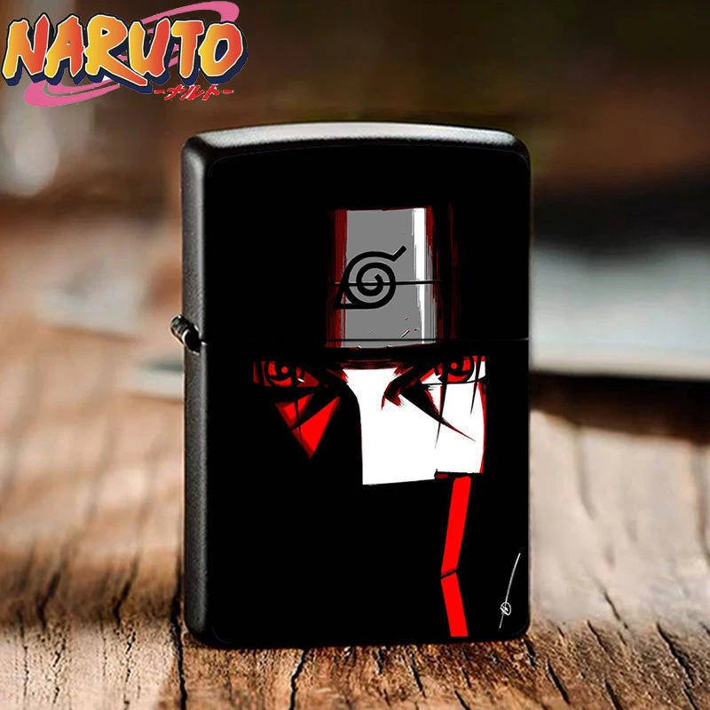 

Naruto Lighter Cool Japan Anime Lighter Naruto Kakashi Sasuke Jiraiya Itachi Cartoon Windproof Kerosene Lighters Fast Delivery