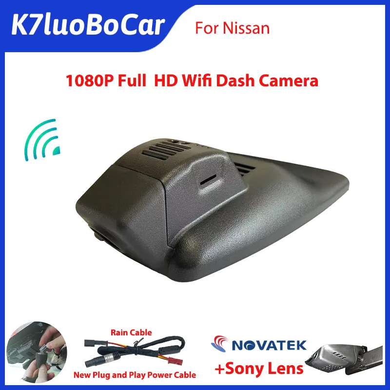 Автомобильный видеорегистратор 2K 1080P 24 ч Wi-Fi камера ночного видения для Nissan x trail t30