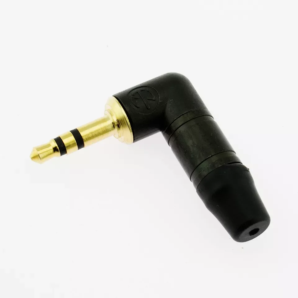 

NEW2023 2pcs Original authentic Swiss NTP3RC-B 3.5 mm Right-Angle Stereo Plug 3 pole 3.5 mm audio gold contactsplug