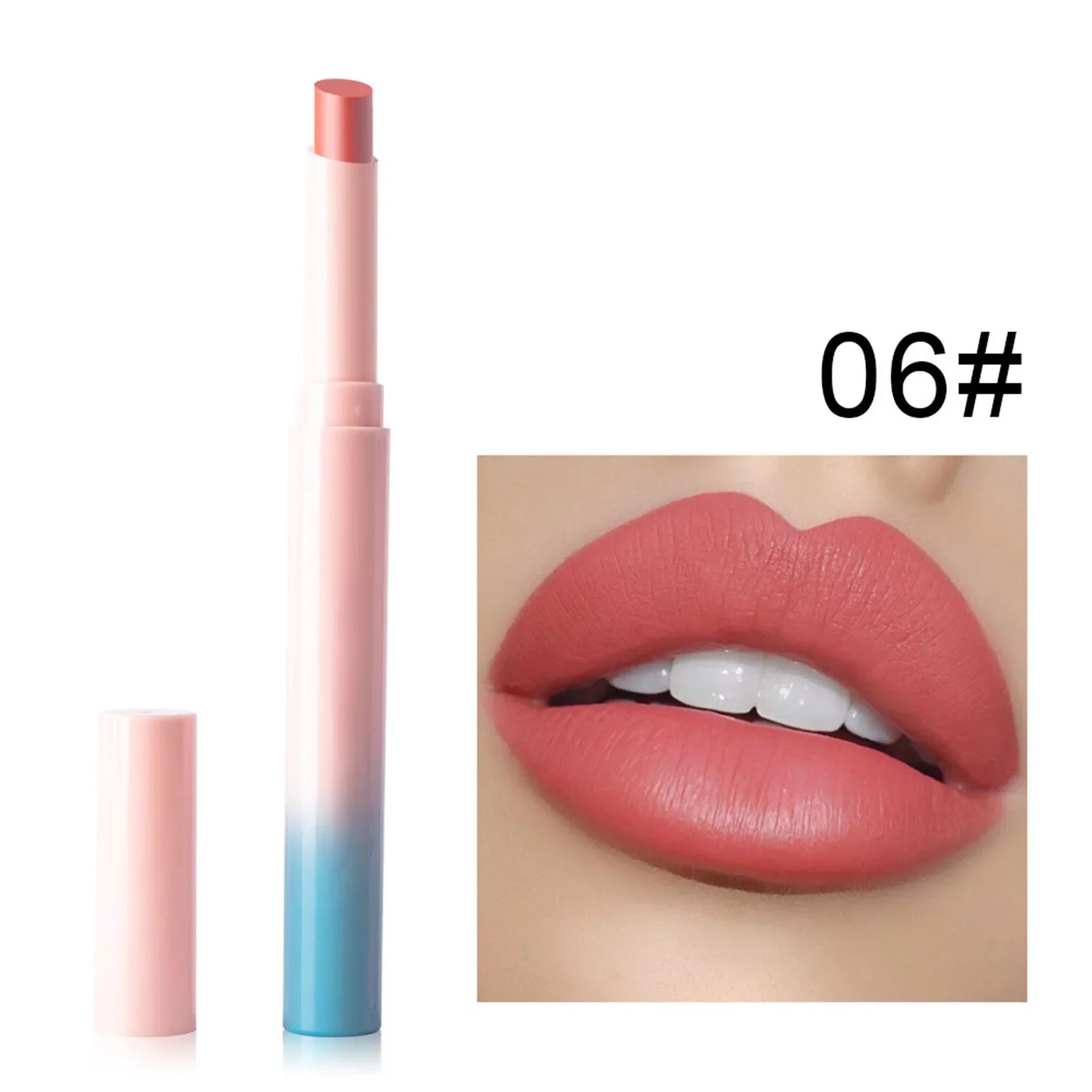 

NEW2023 8 Pieces Liquid Lipstick With Lip Balm Makeup Set Velvet Long Lasting High Pigment Nude Waterproof Lip Gloss Set Girl La