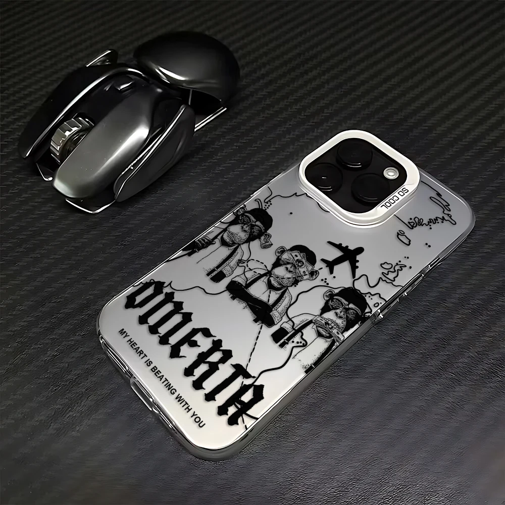 Модный чехол Omerta для iPhone 17, 16e, 16, 15, 14, 13, 12, 11 mini, Pro Max, X, XR, XS MAX, 8, 7, Air Plus – матовая задняя крышка с защитой от падений (art.: 3920d8effc445) - 3920d8effc445