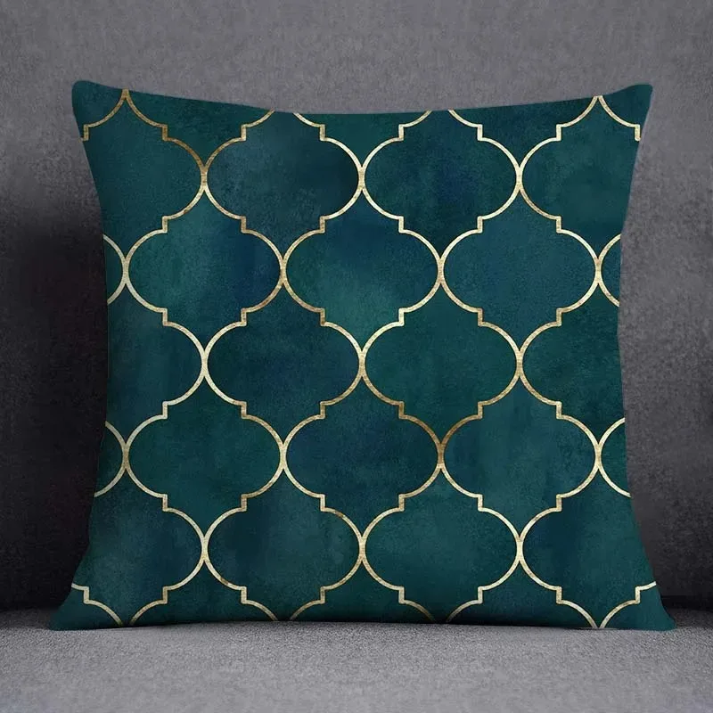 

Полиэстерная наволочка темно-зелёная с цветочным рисунком животных 40x40 см