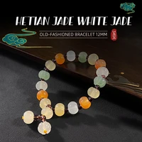 genuine quartzite jade gem light pumpkin duobao bracelet elegant classical gift box men and women can wear