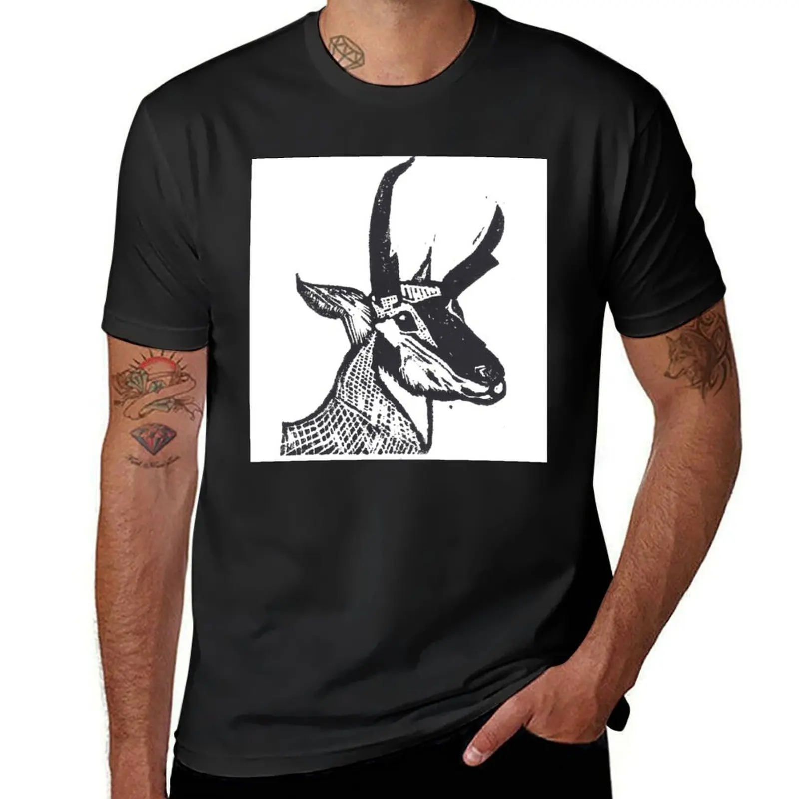 Regal pronghorn antelope портретная футболка винтажная одежда женские топы Мужская с