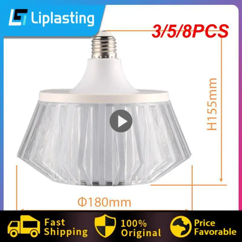 

3/5/8PCS With Remote Control Music Light Bulb Light Light Crystal Bulb Multicolor Decorative Bulb Wireless E27