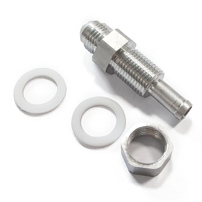 6AN Male Flare перегородка на 5/16 дюйма шланг штуцер адаптер фитинг алюминиевый раструб
