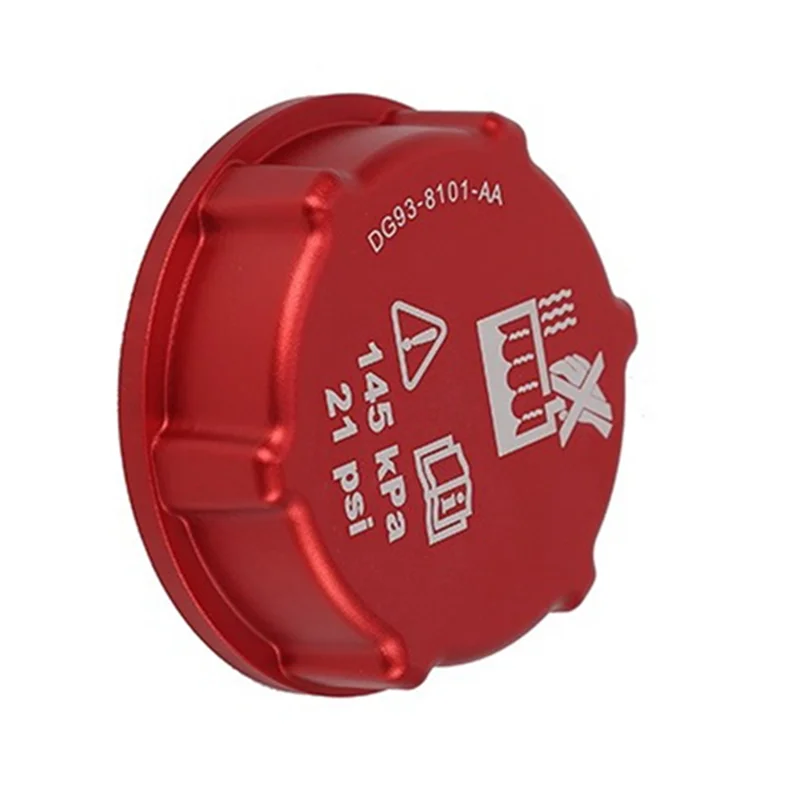 

Крышка для резервуара для воды двигателя, обшивка, алюминиевый сплав для Ford Bronco / Bronco Sport 2021 2022, аксессуары, красный