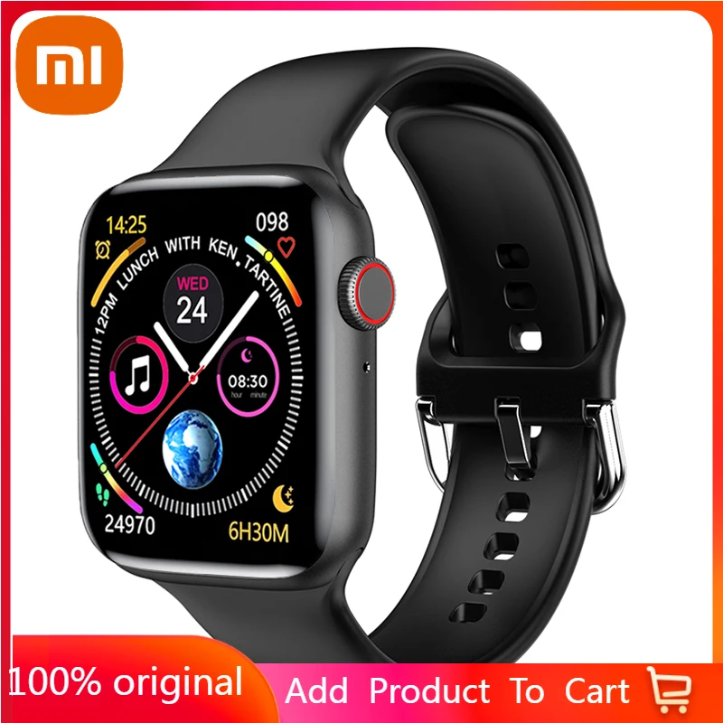 

Смарт-часы Xiaomi серии 6 для мужчин и женщин, умные часы с Bluetooth, монитором кровяного давления, Смарт-часы для телефонов Apple, Xiaomi, Android