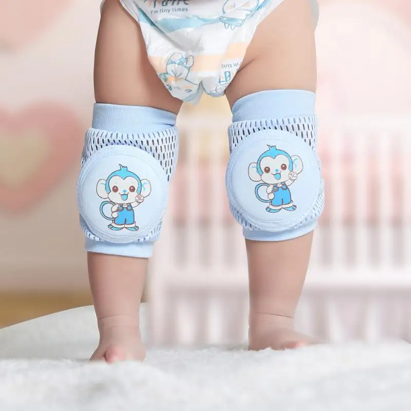 

Children's Breathable Mesh Knee Pads Baby Knee Pads Infant Knee Pads Baby Crawling Learning To Walk Sports Elbow Pads