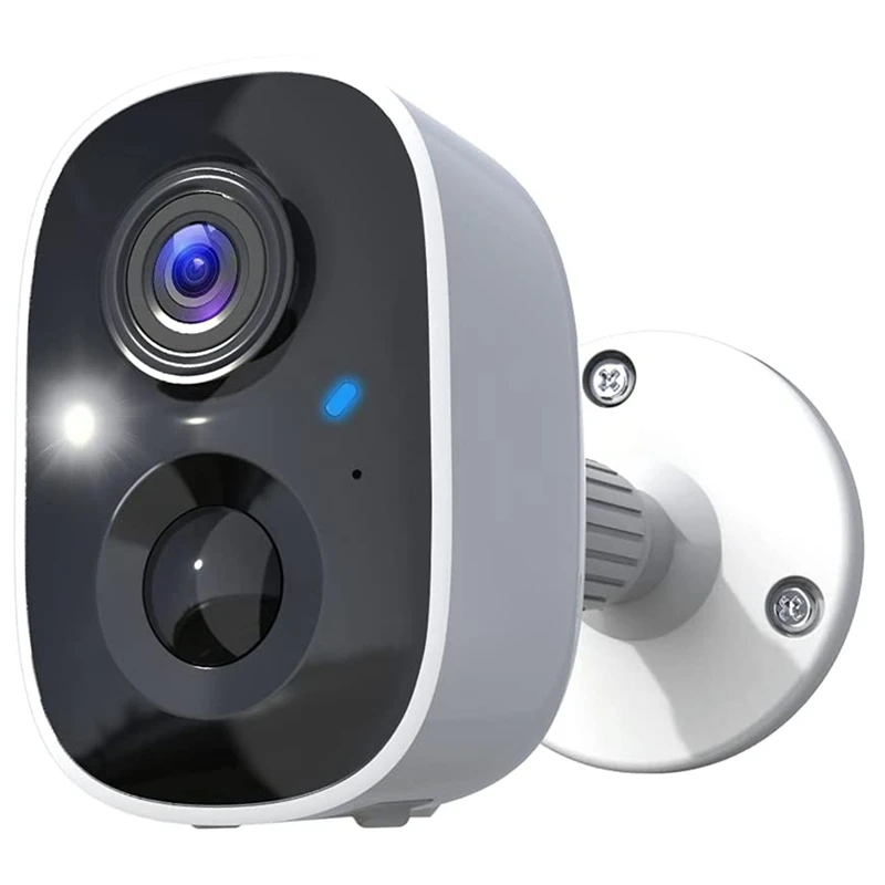 

Outdoor Wireless Battery Security Camera, WiFi 1080P HD Rechargeable Spotlight Camera with AI PIR Motion Detection