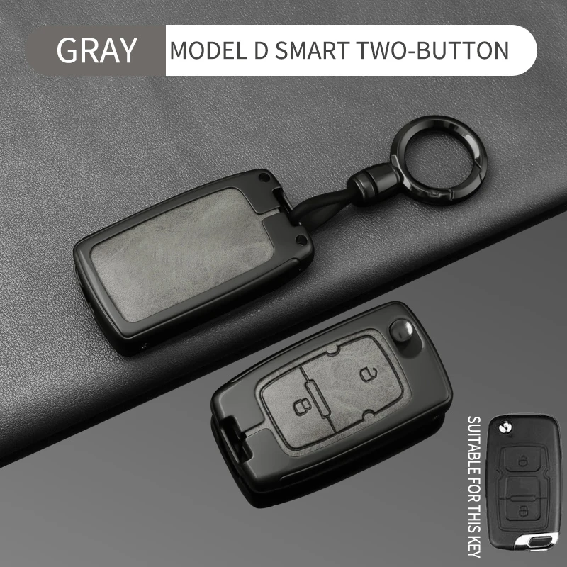 Фото Подходит для Geely Emgrand EC7 GC715 EC718 Englon SC3 SC5 SC7 Free Cruiser GX7 GX718 EC718. Чехол для ключей из цинкового сплава и кожи. №3