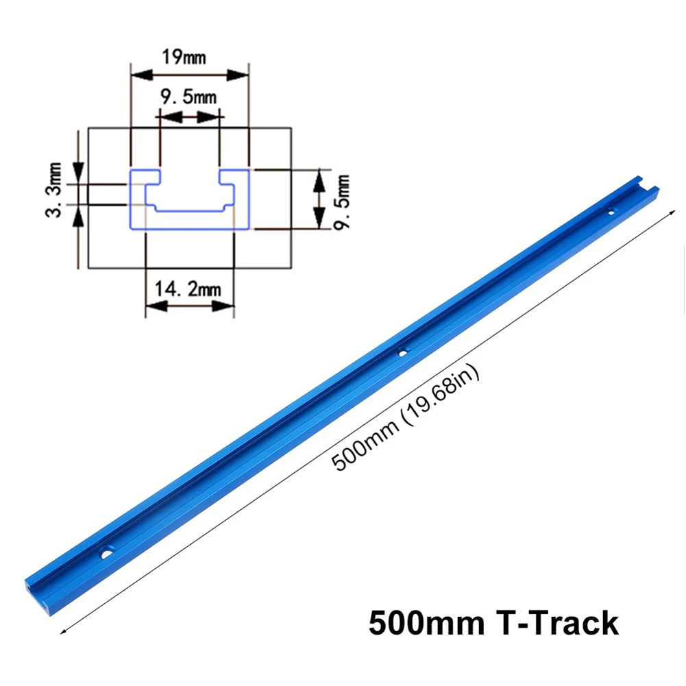 

Alloy Miter Jig 300-600mm T-Track T-Slot Miter Jig For Woodworking Router Durable