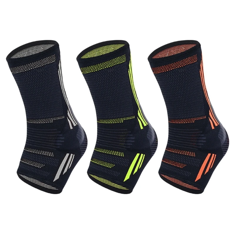 

Silicone Gel Ankle Support Compression Sleeves Elastic Ankle Brace for Pain Relief Plantar Fasciitis-Achilles Tendonitis