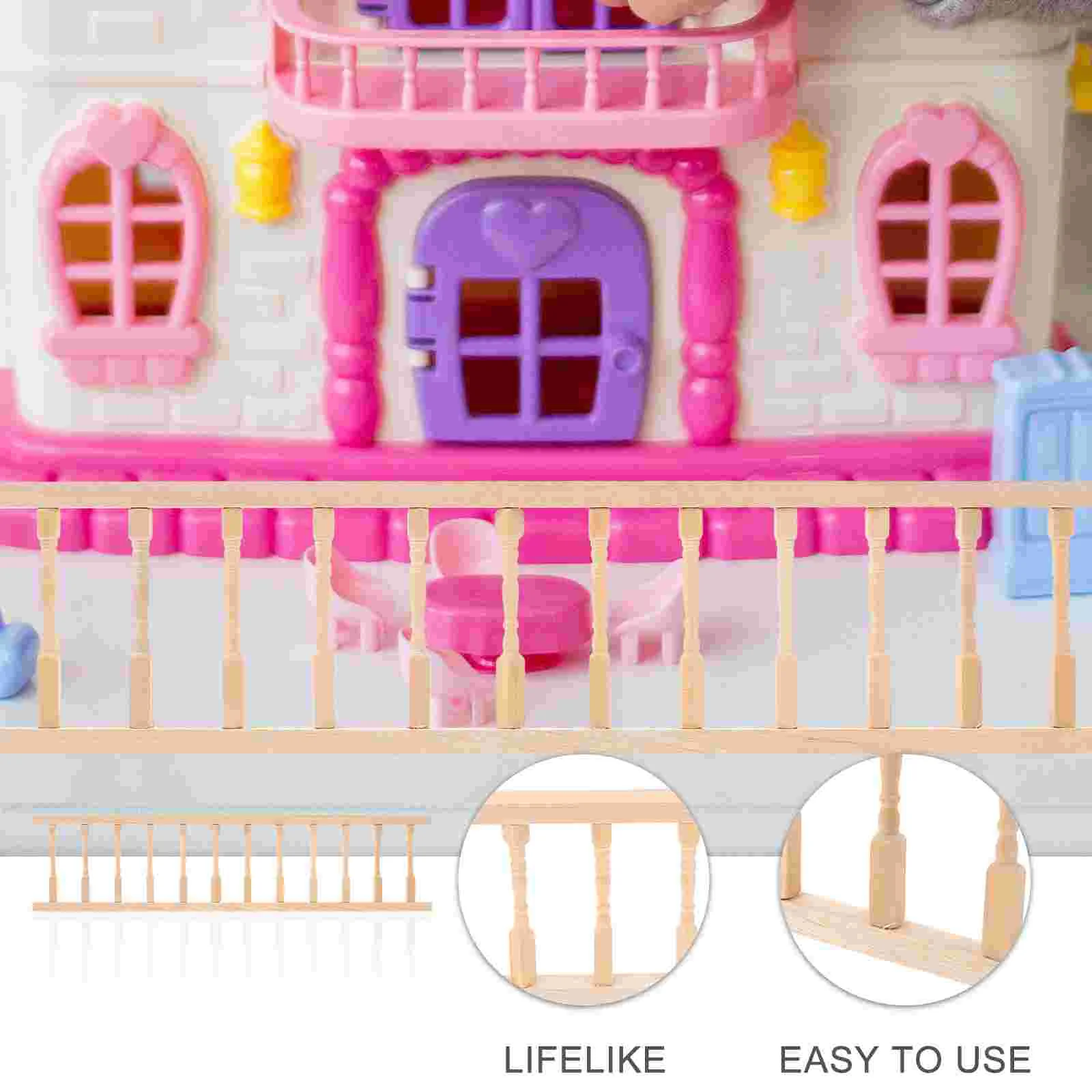 30 5x75 см украшения Para Salas Casa миниатюрная мебель дом деревянный забор