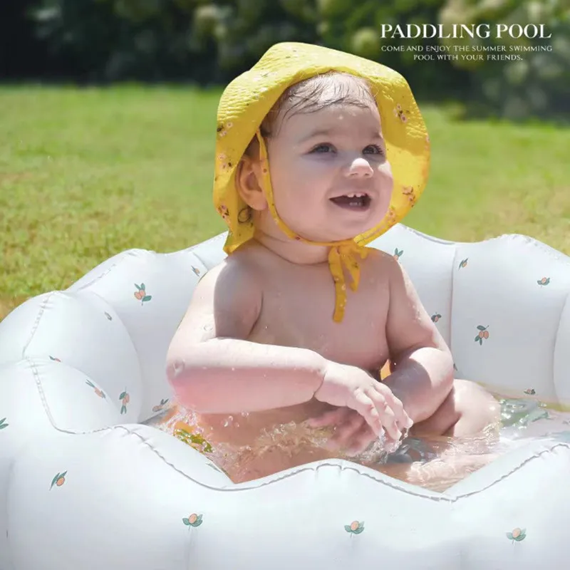 

90Cm Inflatable Petal Swimming Pool for Baby Household Outdoor Paddling Pool Soft Pvc Baby Swimming Pool Swimming Wading Sports