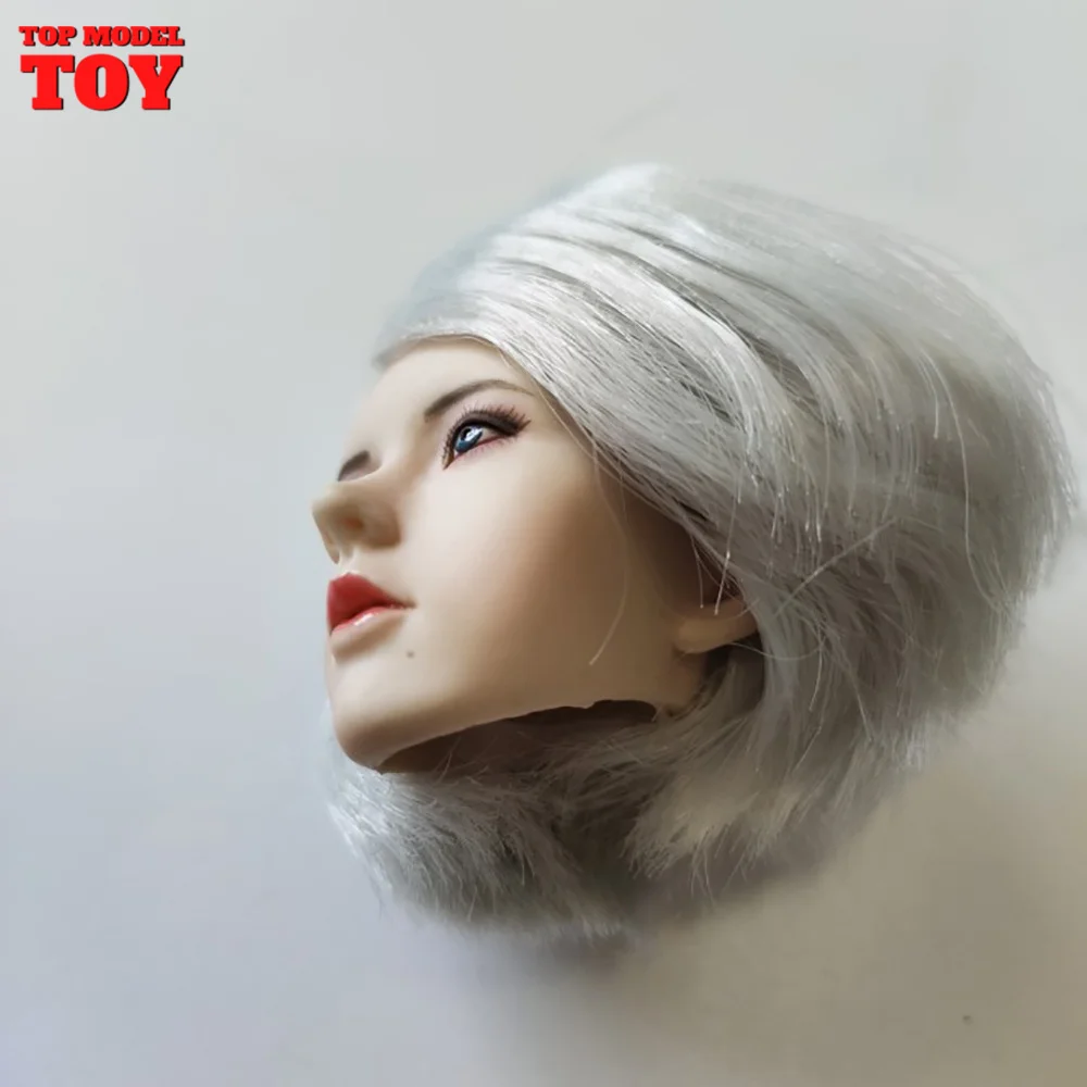 SET017 1/6 NieR 2B голова девушки с повязкой на глаза для волос подходит 12 дюймов TBL