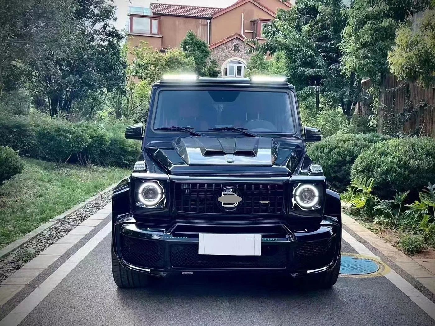 Tiges tiges Benz G Class Old W463 Upgrade-Außen-karosseries-Kit Auf W464 Bra-Bus-стильная техника для Mercedes klассе