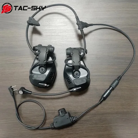 TS TAC-SKY тактическая гарнитура, гарнитура с кронштейном, Ops Core дуга шлема Track FAST /ACH/MICH Series, совместим с шлемом