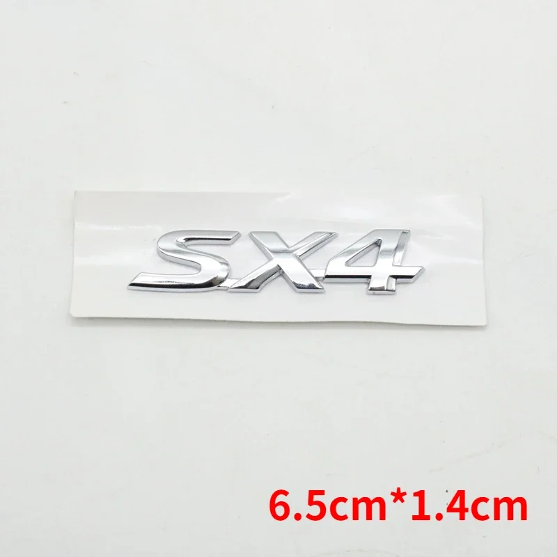 Для SX4 эмблема заднего багажника шрифт значок наклейка Логотип Символ псалтирь крупный шрифт