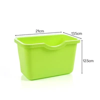 2022kitchen hanging garbage storgae box home cabinet doors trash can organizer square rubbish container vegetables food garbage