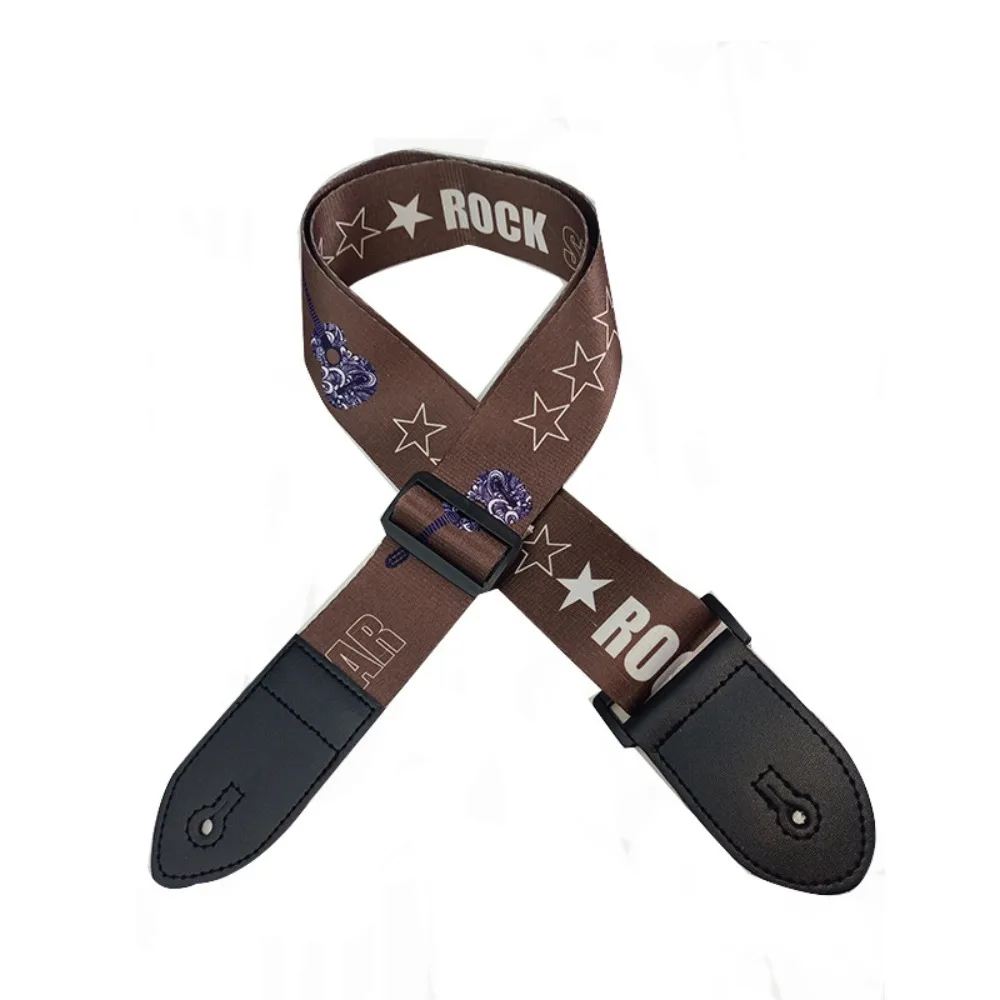 Регулируемый плечевой ремень для электрогитары вышитый гитары укулеле
