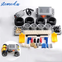 68pcs kit technical parts motor power functions machinery group maker kit compatible with legoeds toy robots aa battery box set